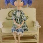 Cloth Doll Malvina - made t..