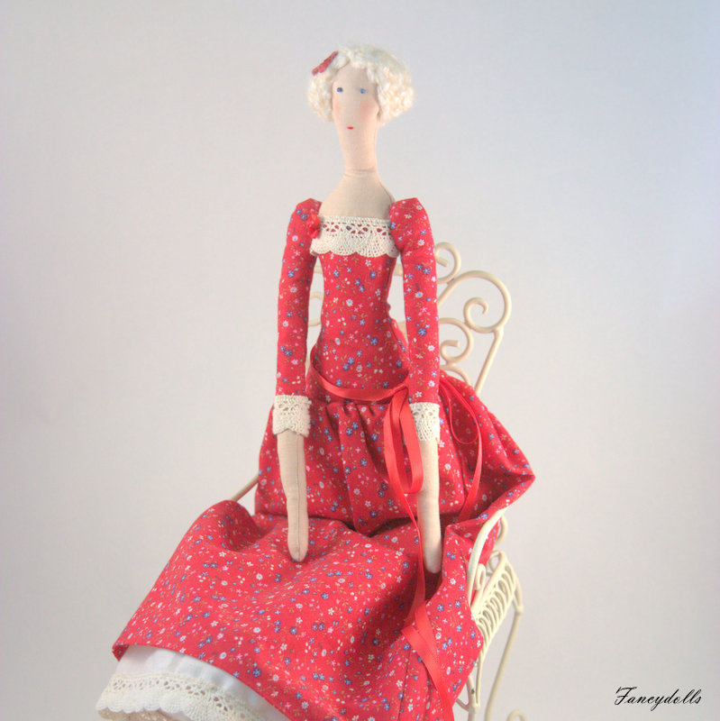 Cloth Doll Tilda Agatha on Luulla